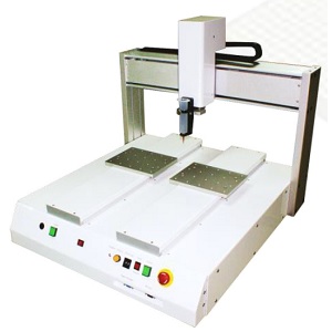 雙平台式自動點膠機